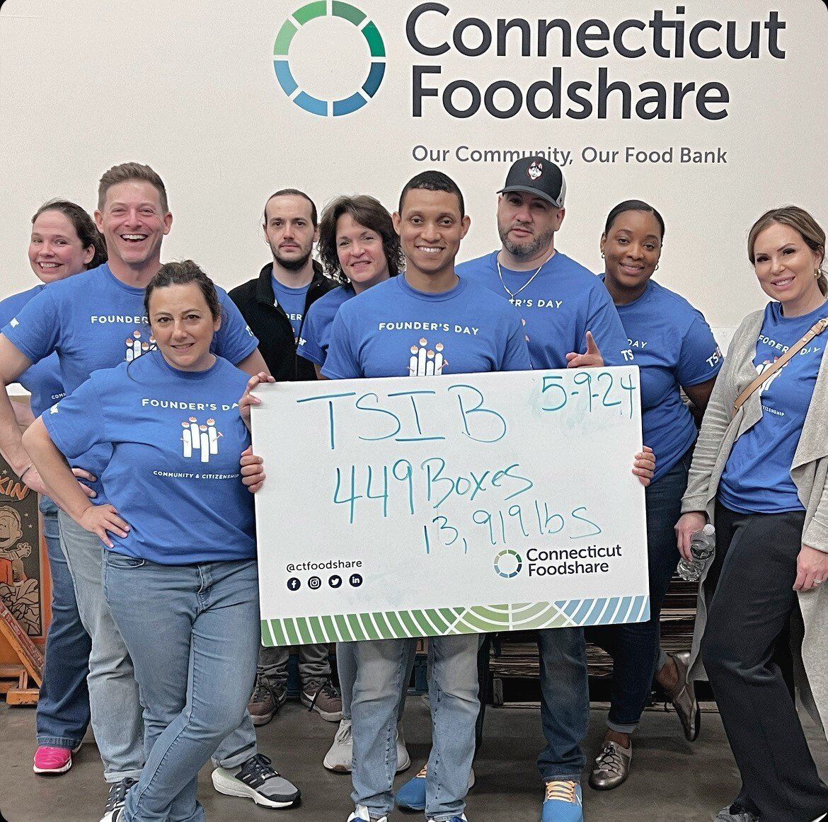 TSIB Volunteers: The Connecticut Foodshare